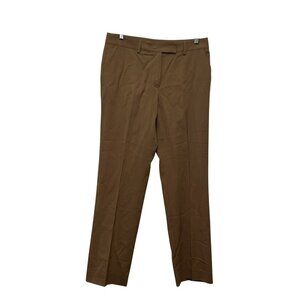 Emporio Armani Brown Wool-Blend Women's Dress Pants Size 44 (8)